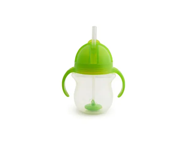 Cana, Munchkin, Any angle, Cu pai flexibil, Cu click lock, Cu manere, 270 ml, 6 luni+, Verde