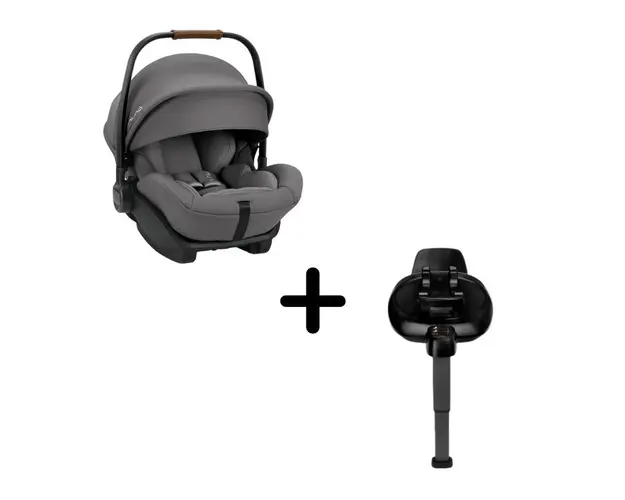 Nuna - Set scoica auto i-size ARRA Next Granite + Baza isofix BASE next i-Size pentru ARRA next