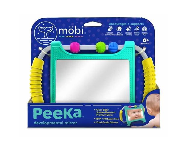Oglinda cu suport de silicon si margele Peeka