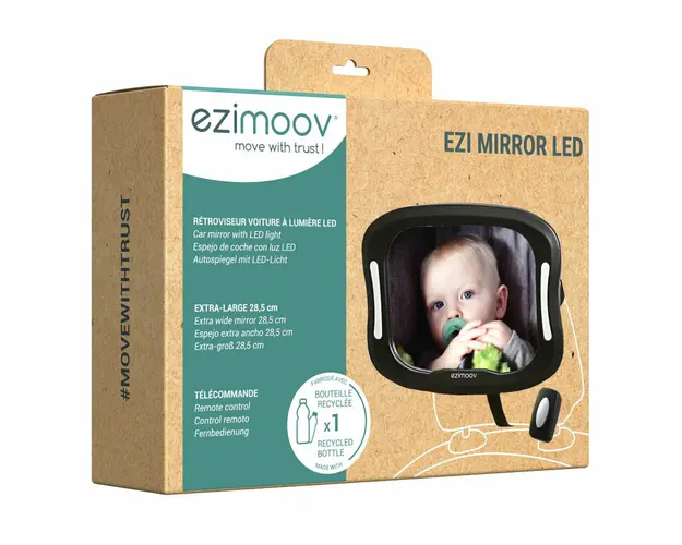 Oglinda retrovizoare cu Lumina LED Ezimoov, Eco friendly
