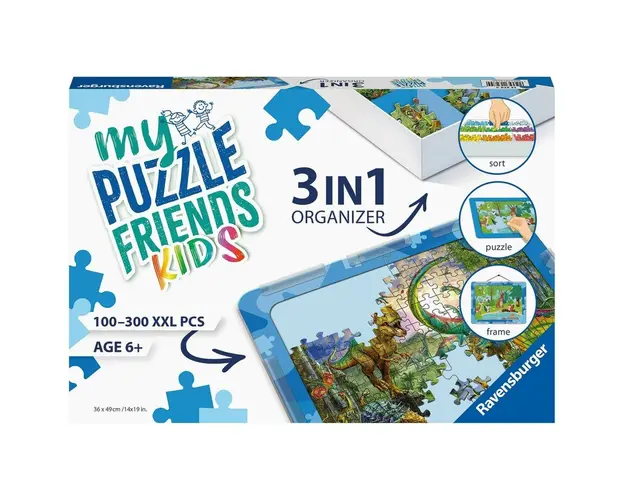 Organizator Albastru 3 In 1 Pentru Puzzle