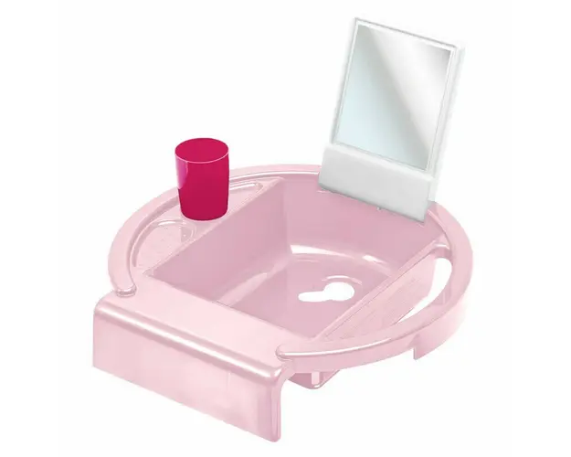 Organizator baie Kiddy's Wash Thender rose white Rotho baby-design