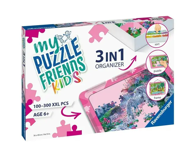 Organizator Roz 3 In 1 Pentru Puzzle