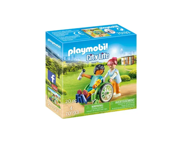 Playmobil - Pacient In Scaun Cu Rotile