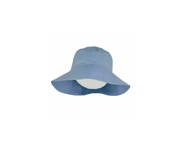 Kidsdecor - Palarie de soare Bluebell, din bumbac, ajustabila, pentru fetite cu parul prins in coada