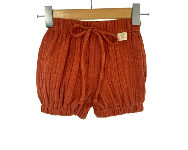 Pantaloni bufanti de vara pentru copii din muselina, Summer Toffee, 12-24 luni