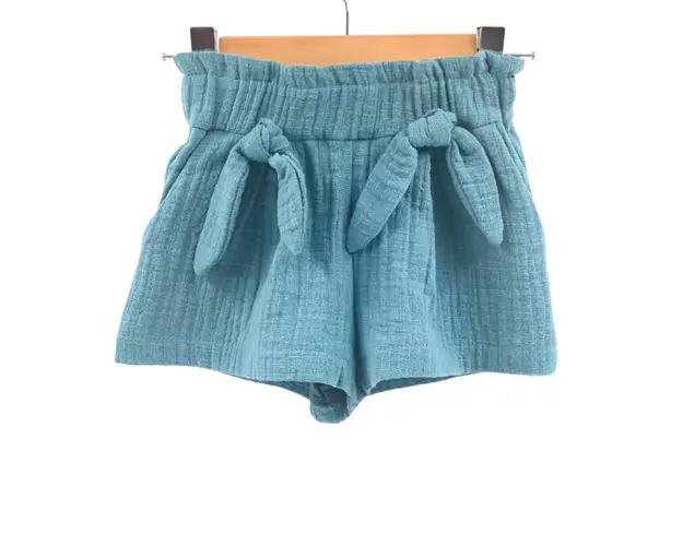 Pantaloni scurti pentru copii, din muselina, cu talie lata, Cold Ice, 3-4 ani