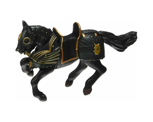 Papo - FIGURINA CAL NEGRU IN ARMURA