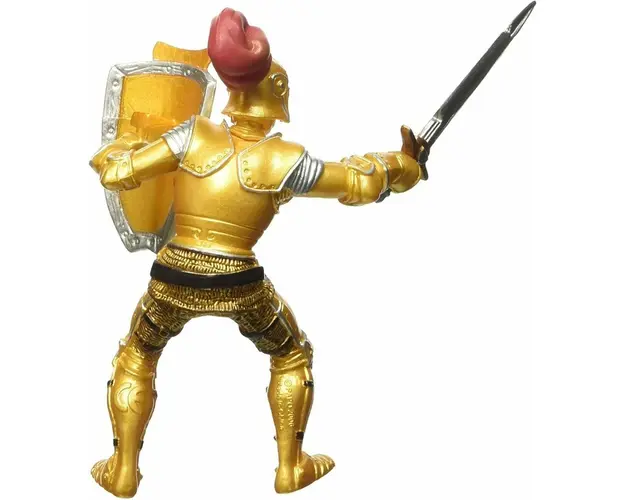 Papo - FIGURINA CAVALER IN ARMURA AURIE