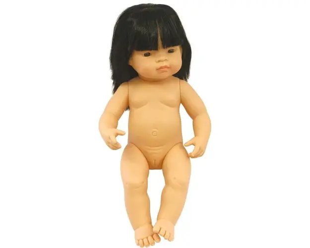 Miniland - Papusa Asiatic Fata 38 cm