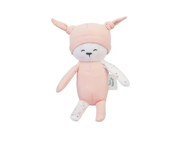 Papusa Textila din Bumbac Organic Roz