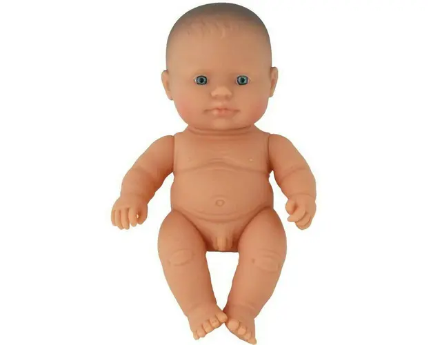 Miniland - Papusa bebelus Baietel European