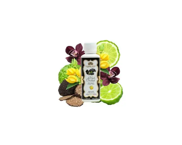 Parfum de rufe albe si color, 200 ml, 40 spalari, Cashmere Aroma, Black Orchid