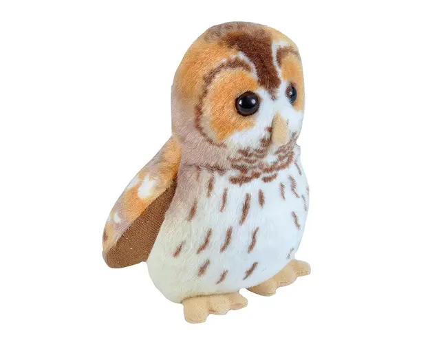 WILD REPUBLIC - Jucarie din plus interactiva Bufnita Bruna - Tawny Owl , Cu sunet