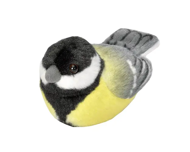 WILD REPUBLIC - Jucarie din plus interactiva Pitigoi mare - Great Tit , Cu sunet