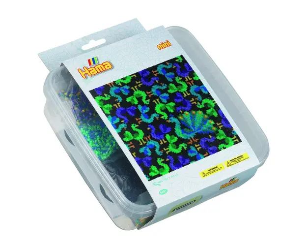 PASARI - 10500 margele HAMA MINI in cutie de plastic