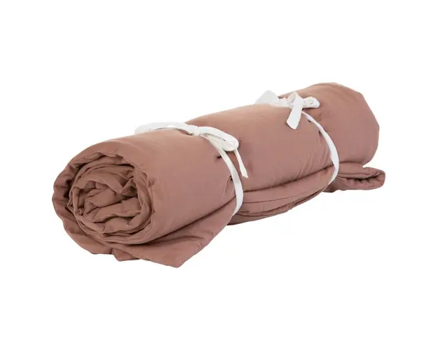 Patura matlasata Childhome 140x100 cm Jerse, Ruginiu
