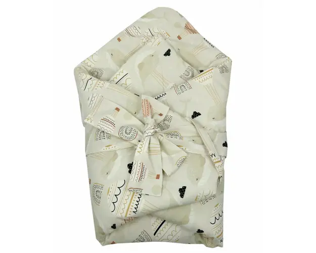 Paturica de infasat pentru bebelusi, Koell, Colectia Balene, 75 x 75 cm