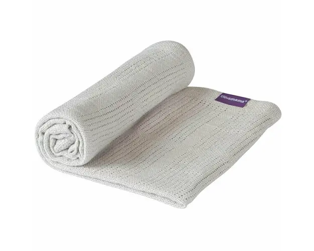 Paturica din Bumbac, 140x120 cm, Gri