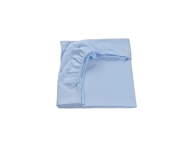 Cearsaf bumbac 100% bleu patut 120x60 cm