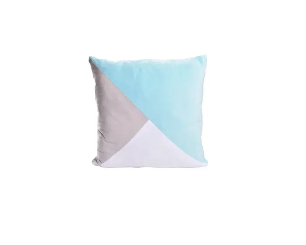 Pernuta Velvet soft bleu gri alb
