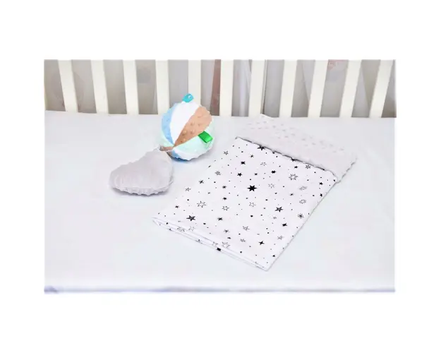 Paturica model stelute si plus gri 80x100 cm