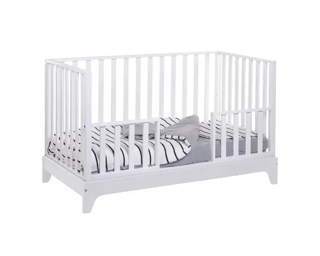 Patut Childhome Ref 17 cu laterala detasabila 70x140 cm, MDF Alb