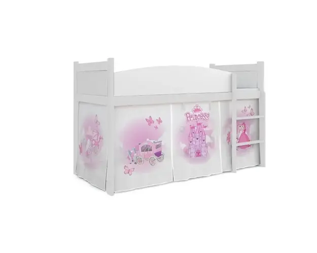 MyKids - Patut tineret Twist Antresola 06, 184x80 cm, Princess Castle