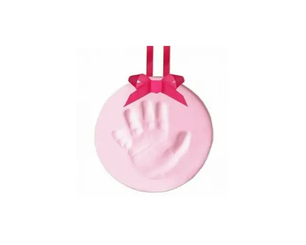 Pearhead - Kit amprenta mulaj manuta sau piciorus Keepsake - pink