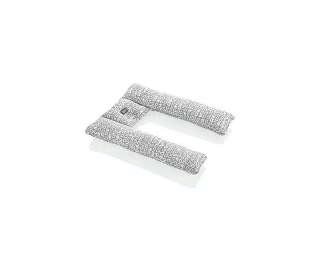 Perna 3 in 1 : babynest, pentru gravide si pentru alaptare in forma de U BabyJem (Culoare: Gri)