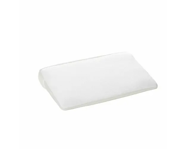 Perna inclinata, AirCuddle, Breeze Med-L, Cu efecte medicinale, Cu husa antitranspiratie, 59x35 cm, Alb