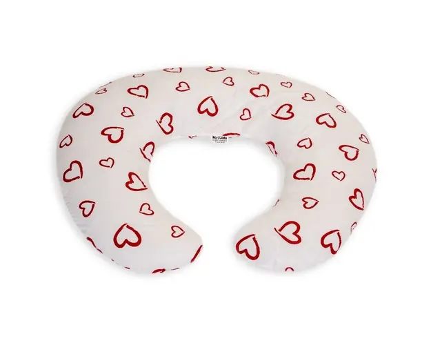 Perna De Alaptare Mica MyKids Inimi-Rosii