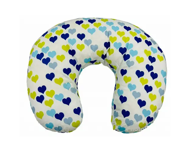 Perna pentru alaptat 2 in 1 Nursing Pillow Flowers, BabyJem (Culoare: Roz)