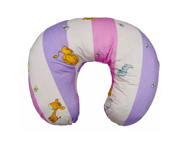 Perna pentru alaptat 2 in 1 Nursing Pillow Zoo, BabyJem (Culoare: Roz)