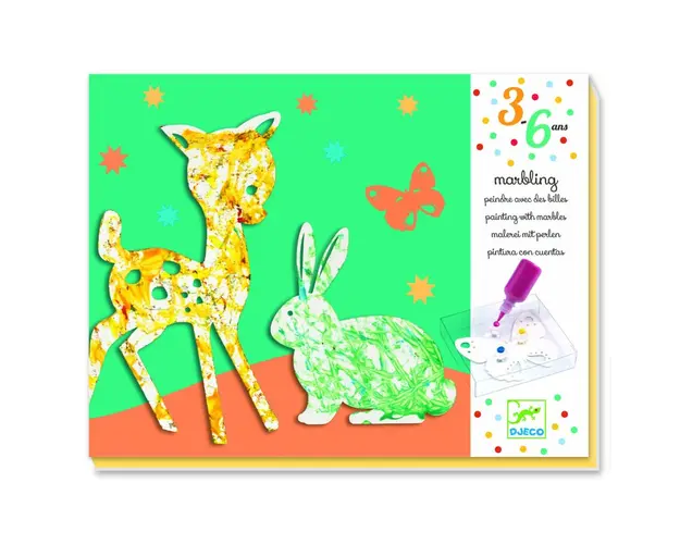 Djeco - Pictura cu bile din sticla