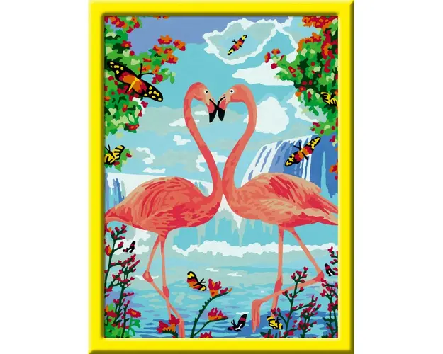 Creart - Pictura Doi Flamingo