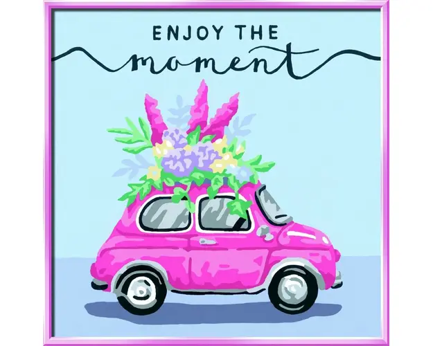 Creart - Pictura Masina Cu Flori