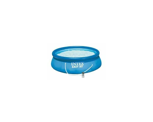 Piscina family gigant, Easy Set, Intex 56414, 457 x 91cm, cu pompa filtrare si scara, 10680 litri