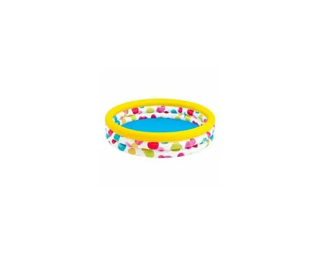 Piscina gonflabila copii, Intex, Cool dots ,multicolor, 581 litri,168 x 38 cm, 58449
