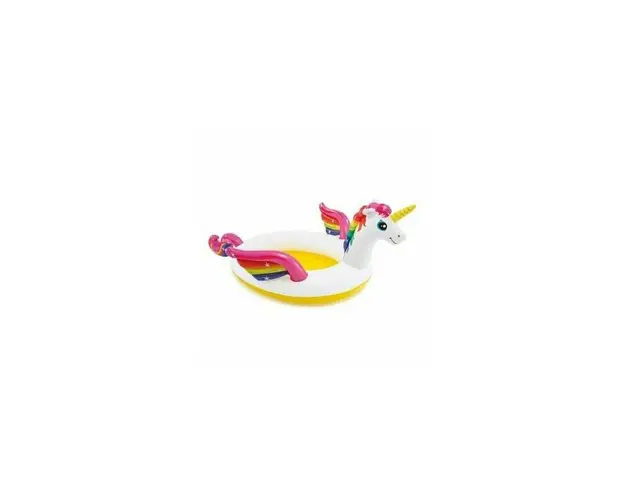 Piscina gonflabila, Intex, Mystic Unicorn Spray, 151 Litri, 272 x 193 x 104 cm, 57441, multicolor