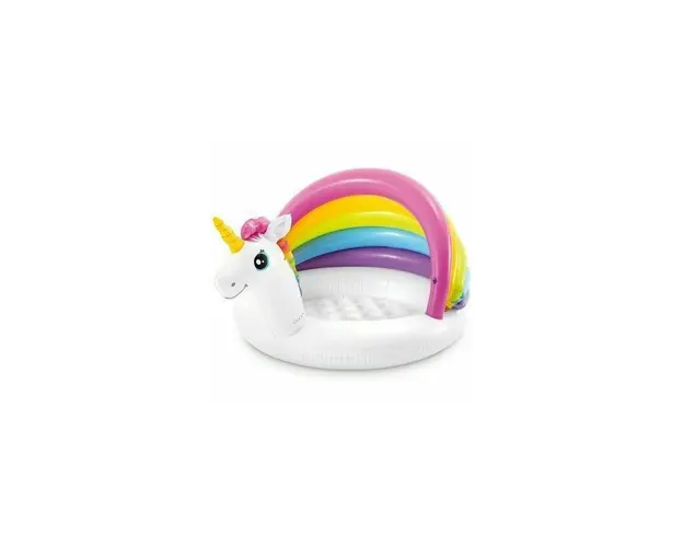 Piscina gonflabila, Intex, Unicorn, 45 Litri, 127 x 102 x 69 cm, 57113, multicolor