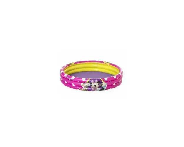 Piscina Minnie Mouse gonflabila, pentru copii 2 ani+, Bestway 91079, 122 x 25 cm, 140 litri