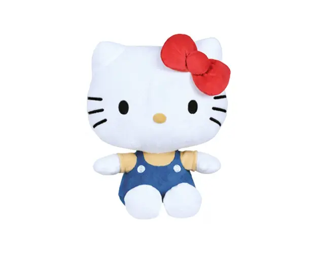 Play by Play - Jucarie din plus Hello Kitty Icon, Albastru, 22 cm
