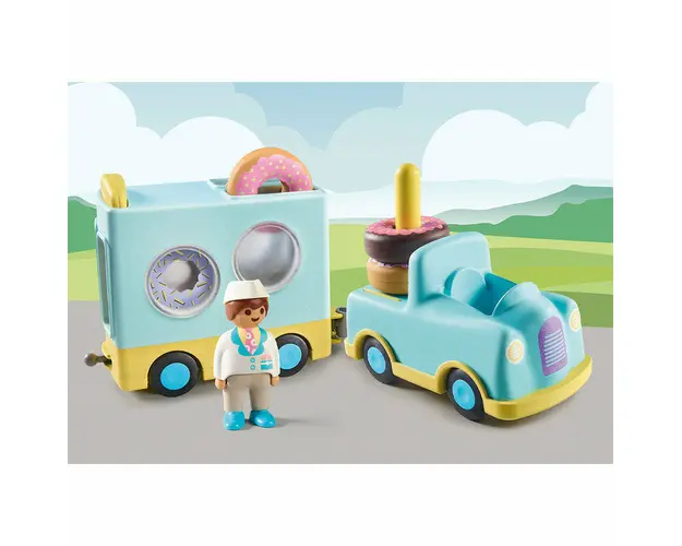 PLAYMOBIL - 1.2.3 CAMION CU GOGOSI DE STIVUIT SI SORTAT