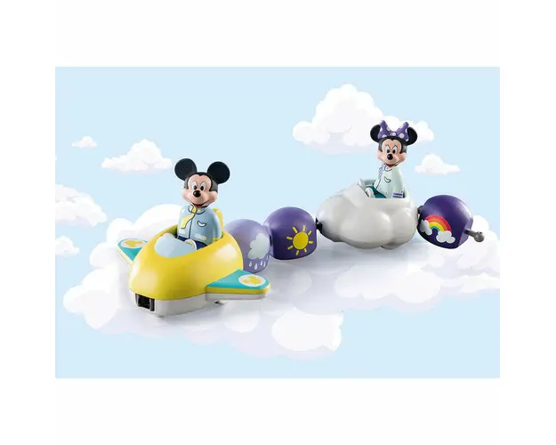 PLAYMOBIL - 1.2.3 & DISNEY: ZBORUL LUI MICKEY SI MINNIE PRINTRE NORI