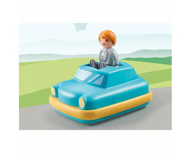 PLAYMOBIL - 1.2.3 MASINUTA APASA SI MERGE