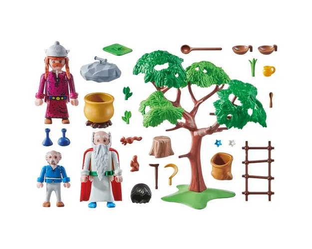 Playmobil - Asterix Si Obelix - Getafix Cu Potiunea Magica