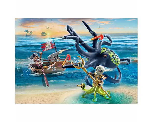 Playmobil - Batalia Cu Cefalopodul Urias