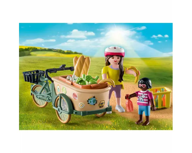 PLAYMOBIL - BICICLETA FERMIERILOR CU MARFA