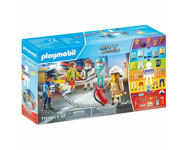 Playmobil - Creeaza Propria Figurina Echipa De Salvare